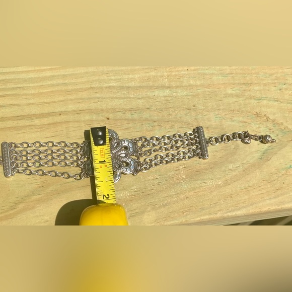 Brighton retired Rosalie shine pebbled flower multi strand statement bracelet - Picture 3 of 5